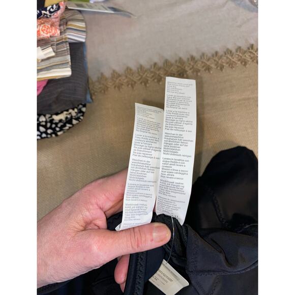 NWT $99 Fabletics XS Black Sporty Racerback High-Waisted Swim Tank Shorts Set - Picture 10 of 12